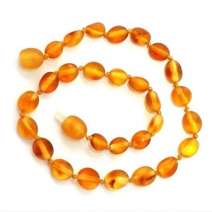 Tornozeleira de âmbar adulto olive mel rústico - 25 cm