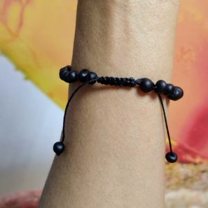 Pulseira shambala de âmbar adulto cherry rústico ajustável