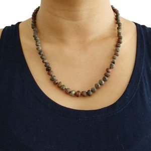 Colar de âmbar adulto barroco curativo rústico - 45 ou 60 cm