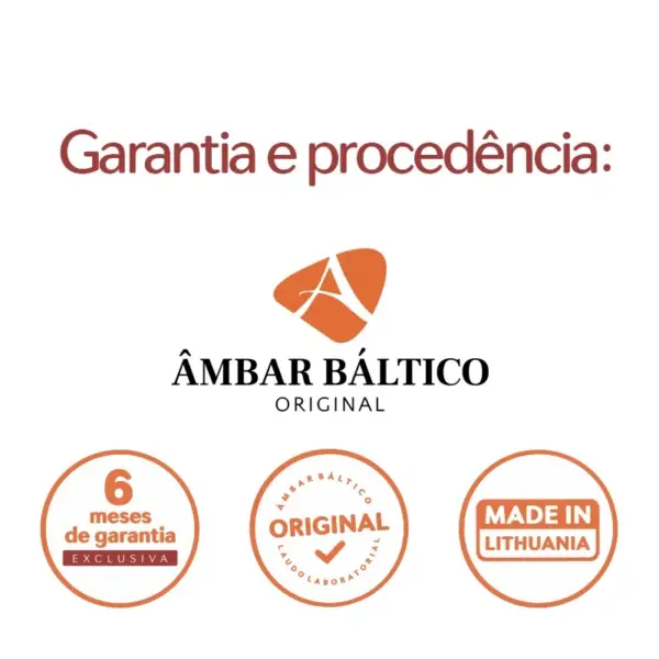 Kit com 2 colares de âmbar barroco limão e quartzo rosa polido (1 para adulto e 1 para bebê) - Imagem 5