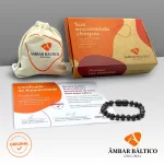 Pulseira / tornozeleira de âmbar criança barroco cherry rústico - 16 cm
