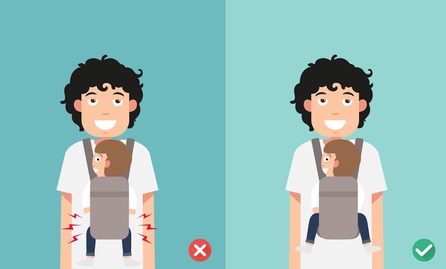 Como carregar seu bebê no sling com segurança