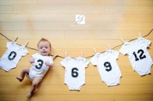Fotos mês a mês do bebê: inspirações para você fazer com o seu filhote