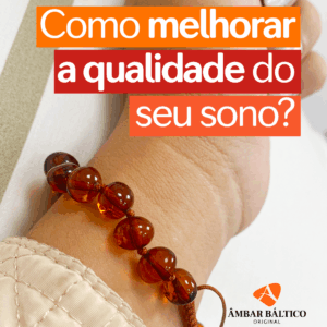 Pulseira shambala de âmbar adulto cognac polido ajustável (Edição Especial)