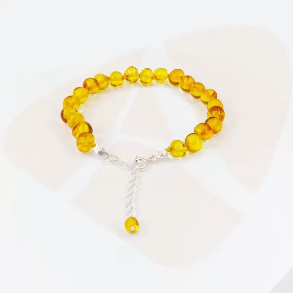 Pulseira de Âmbar Bia em Prata 925 - Imagem 2