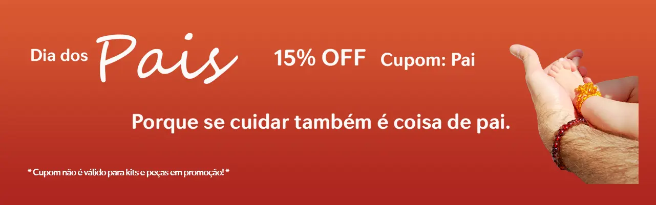 Campanha do Dia dos Pais - Âmbar Báltico Original