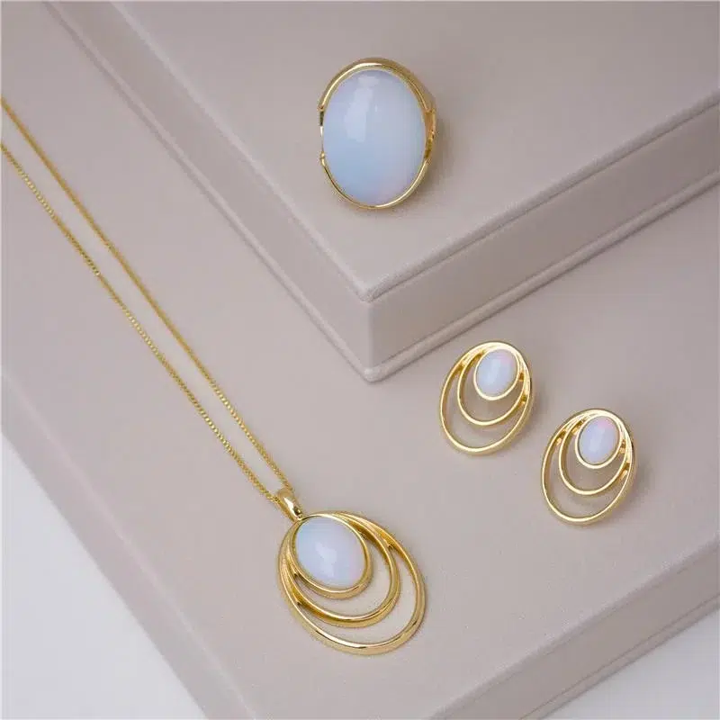 Conjunto Coleção Clássicos com Opalina Oval